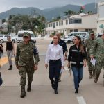 Sheinbaum: It is urgent to supply drinking water and repair roads in Acapulco