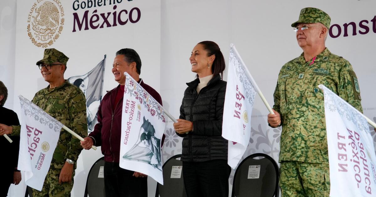 Sheinbaum gives the starting signal for the construction of the Mexico-Pachuca Train