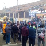 Tacna: Workers protest the separation of 13 colleagues and demand payments