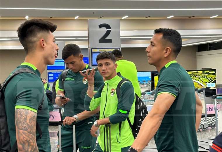 The Bolivian team landed in Argentina in search of points