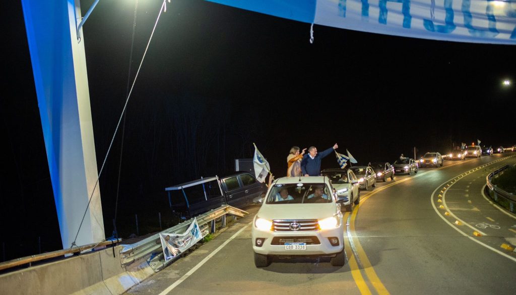 The National Party closed its campaign in Rocha with a caravan and an event: Delgado highlighted the achievements of the Government