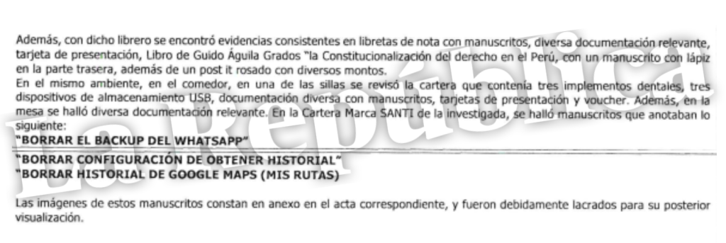 The Prosecutor's Office will ratify a request for 18 months of preventive detention against Elizabeth Peralta