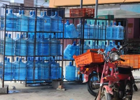 The millions generated in the country by the bottled water business