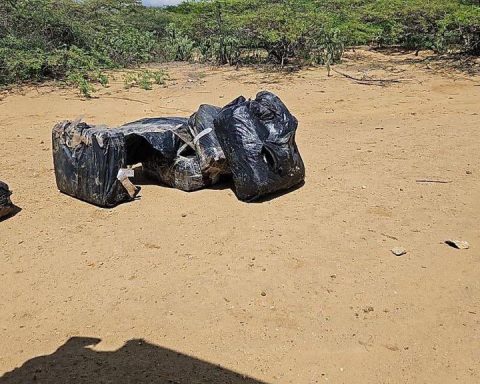 They find 45 panels of cocaine on a beach