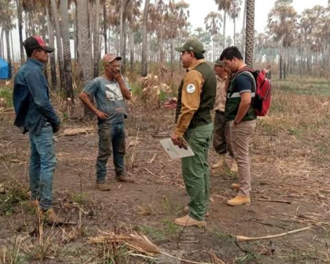 They pressure to enter Otuquis with protection and point out that it is with 'help' from an indigenous leader