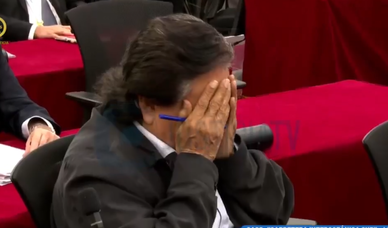 This is how Alejandro Toledo reacted when he was sentenced to more than 20 years in prison for the Interoceánica Sur case