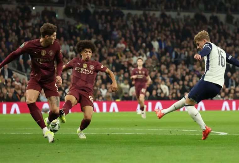 Tottenham beat Manchester City (2-1) and eliminated them from the League Cup