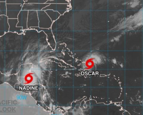 Tormenta tropical Oscar y Nadine