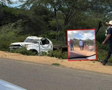 Truck carrying several people overturned in La Guajira and left 5 dead, including 2 children