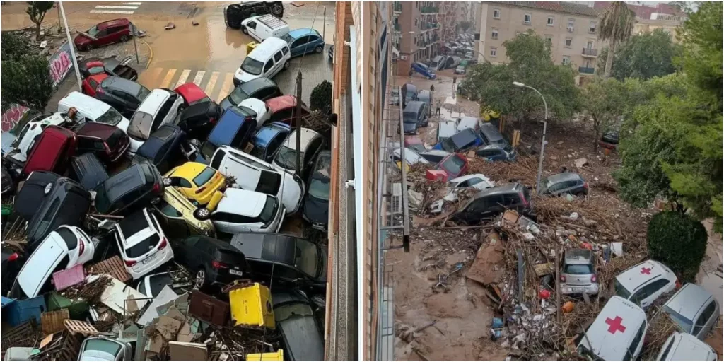 Devastación causada por la DANA en Valencia, España