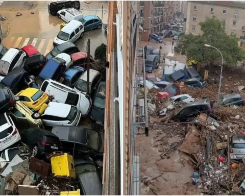 Devastación causada por la DANA en Valencia, España