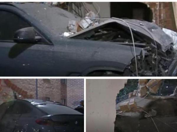 What is known about the driver of the BMW who entered the apartment in Bogotá