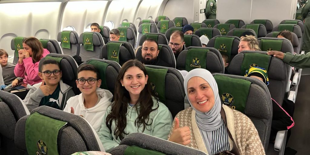 With 227 rescued, FAB flight leaves Lebanon towards São Paulo