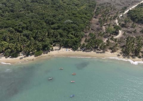 Work is progressing for the first premium hotel in Punta Bergantín