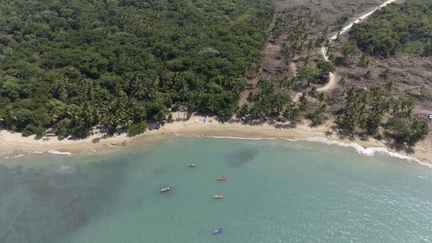 Work is progressing for the first premium hotel in Punta Bergantín