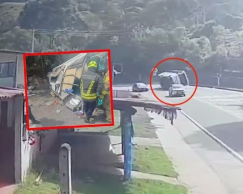 Young man was saved from dying in a tragedy in La Mesa (Cundinamarca) due to the position he adopted inside the bus