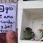 "Take care of uncle"the message that a girl left in a letter at her late mother's grave