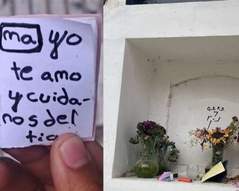 "Take care of uncle"the message that a girl left in a letter at her late mother's grave