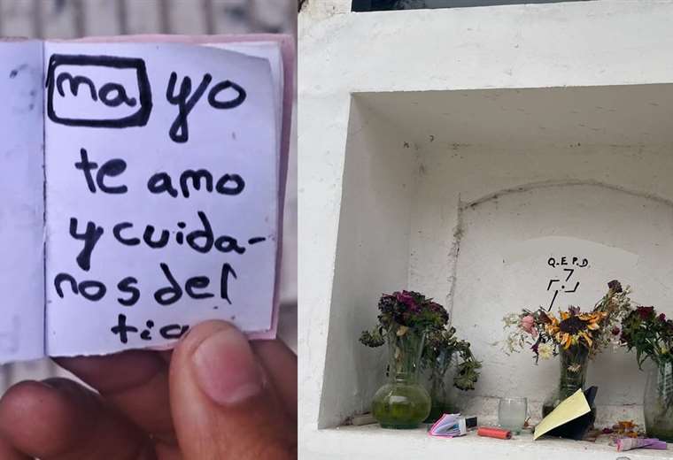 "Take care of uncle"the message that a girl left in a letter at her late mother's grave