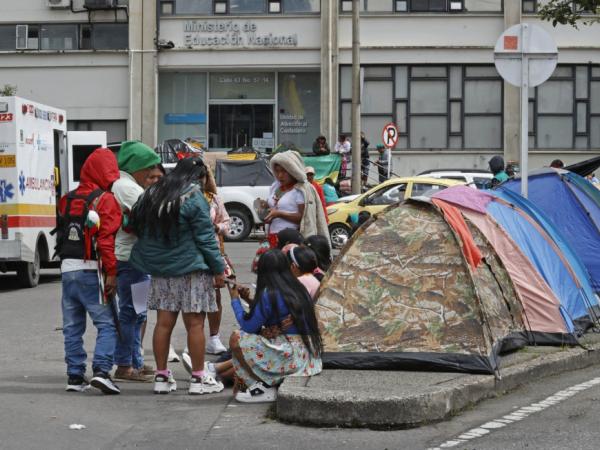 4,000 Emberá indigenous people arrive in Bogotá to ask for support from the National Government