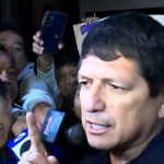 Agustín Lozano gives his first statements after being released: "Above there is a God"