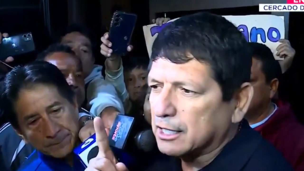 Agustín Lozano gives his first statements after being released: "Above there is a God"