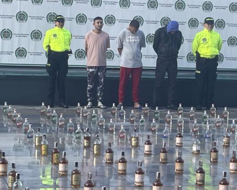 Blow to the adulterated liquor trade: authorities seized almost 500 bottles in the south of Bogotá