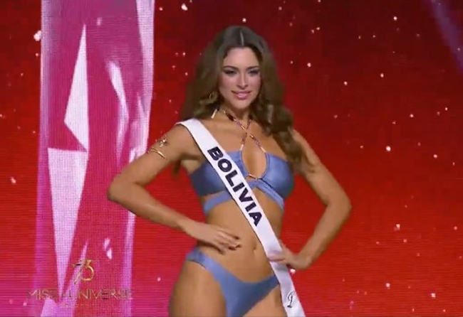 Bolivia shines in the Miss Universe: Juliana Barrientos advances to the top 12