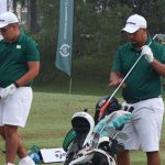 Bolivian men's team had a good start in the Los Andes Golf Cup