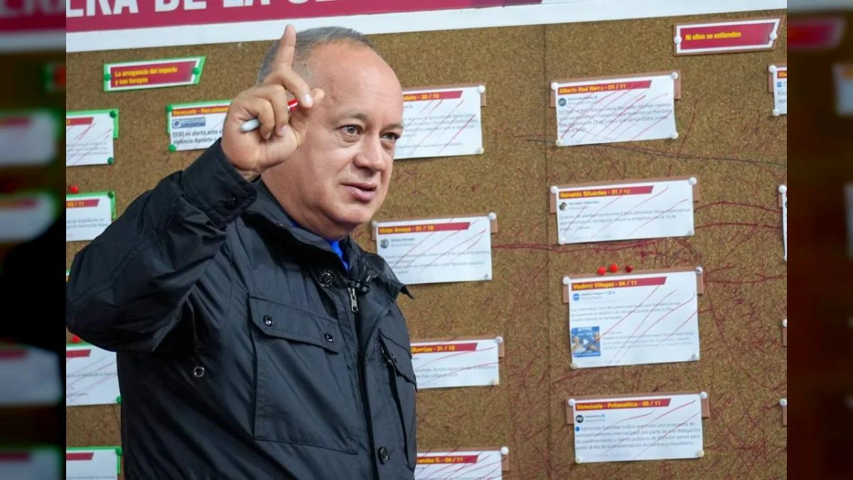 Cabello affirms that Venezuela will not become a drug trafficking route