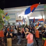 Celebrations in Palmira before the torrential rain, and the value of democracy