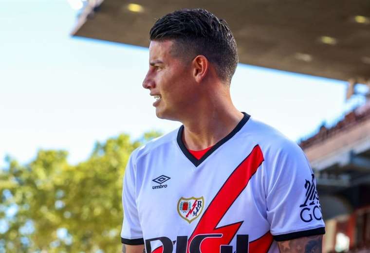 Colombian James Rodríguez ran out of space at Rayo Vallecano