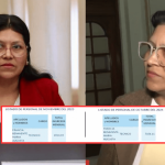 Congresswoman from Peru Libre, Janet Milagros Rivas, is accused of having a 'ghost worker' in her office