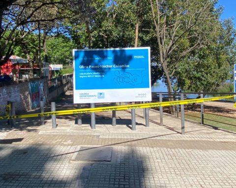 Construction of the “Paseo Héctor Colombo” began