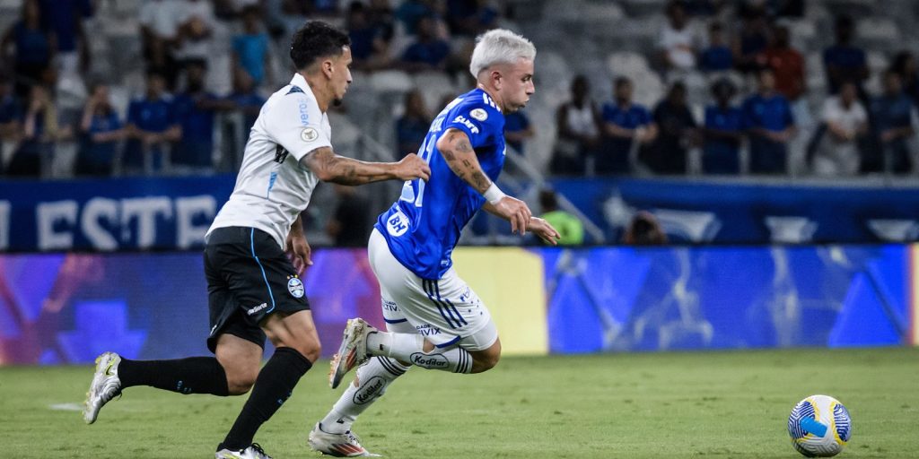 Cruzeiro and Grêmio are 1-1 in the Brazilian Championship