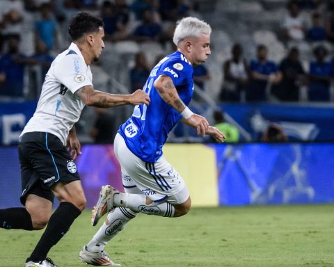 Cruzeiro and Grêmio are 1-1 in the Brazilian Championship