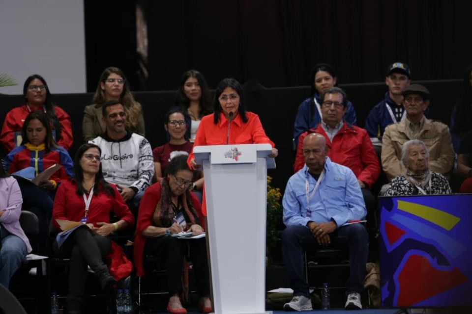 Delcy Rodríguez rules out the possibility of negotiating with right-wing "extremism"