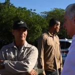 Miguel Díaz-Canel durante su visita a Lajas, Cienfuegos, este miércoles