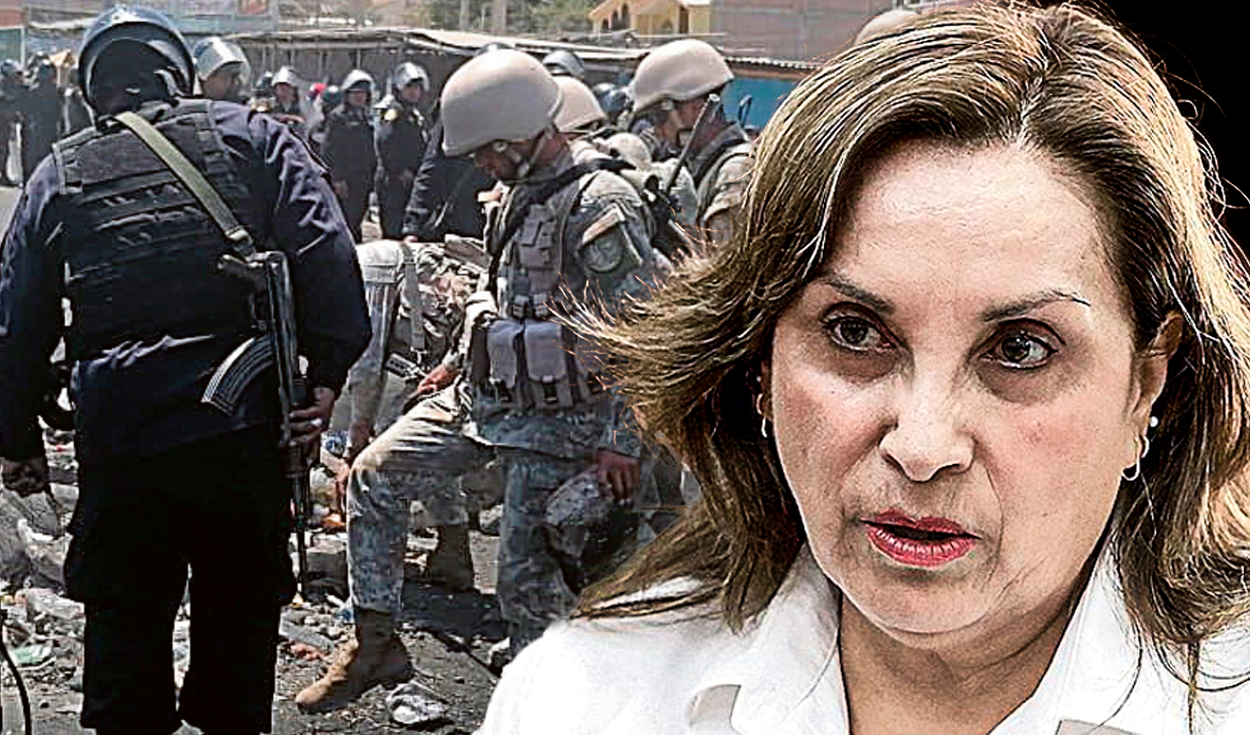 Dina Boluarte announced that it was agreed to approve that police and soldiers be prosecuted in military jurisdiction