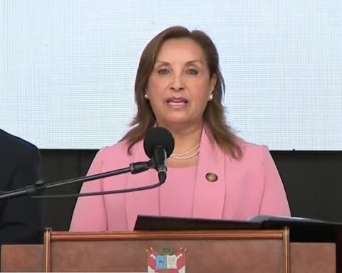 Dina Boluarte estuvo en la inauguración de APEC Ciudadanos 2024. (Captura TV Perú)