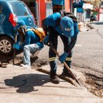 Alcaldía del Distrito limpia imbornales y cuneteos por incidencia de vaguada