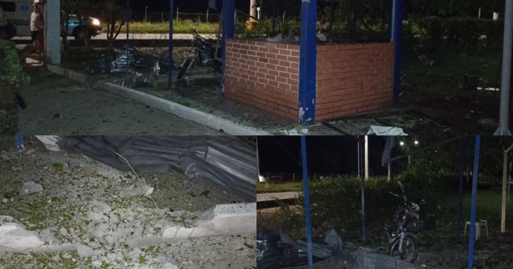 Explosive attack at Saravena airport, Arauca, left one person injured