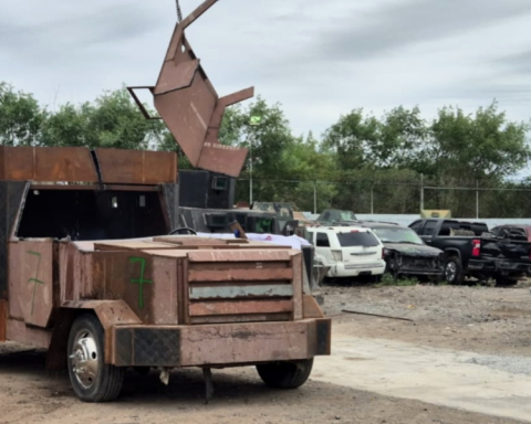 FGR destroys 33 monster cars with artisanal armor secured after clashes in Tamaulipas