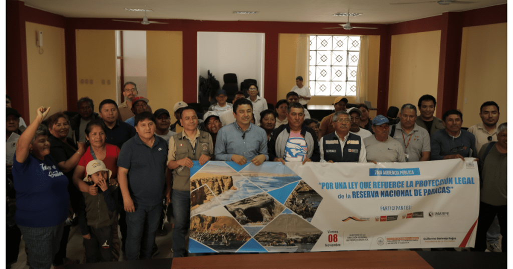 Fishermen against the SNP that intends to enter the Paracas Reserve