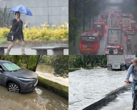 Flood and chaos: images left by the heavy rains in Bogotá