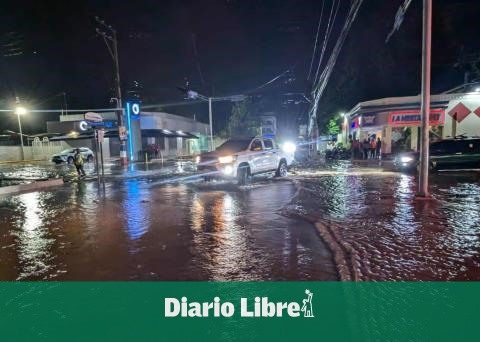 Floods in Dajabón as a result of Sunday's rains