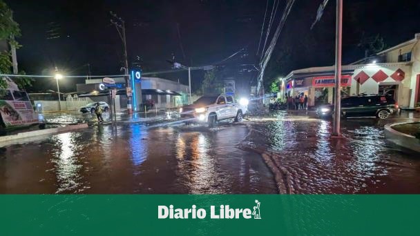 Floods in Dajabón as a result of Sunday's rains