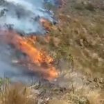 Four forest fires in the Piura mountains: residents ask for urgent support