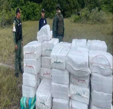 GNB seized 5 tons of marijuana in the Amazonas channel