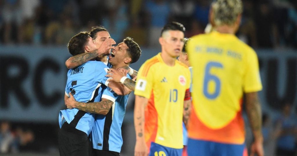 Hard defeat: Colombia fell in agony against Uruguay in Montevideo